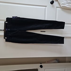 nwt black nydj sz 10 denim jeans nm28e77t tummy panel